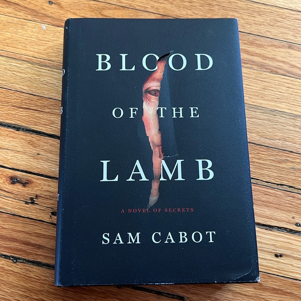 Hardcover “Blood of the Lamb” Sam Cabot, Vampire, Thriller, Mystery, Book Club